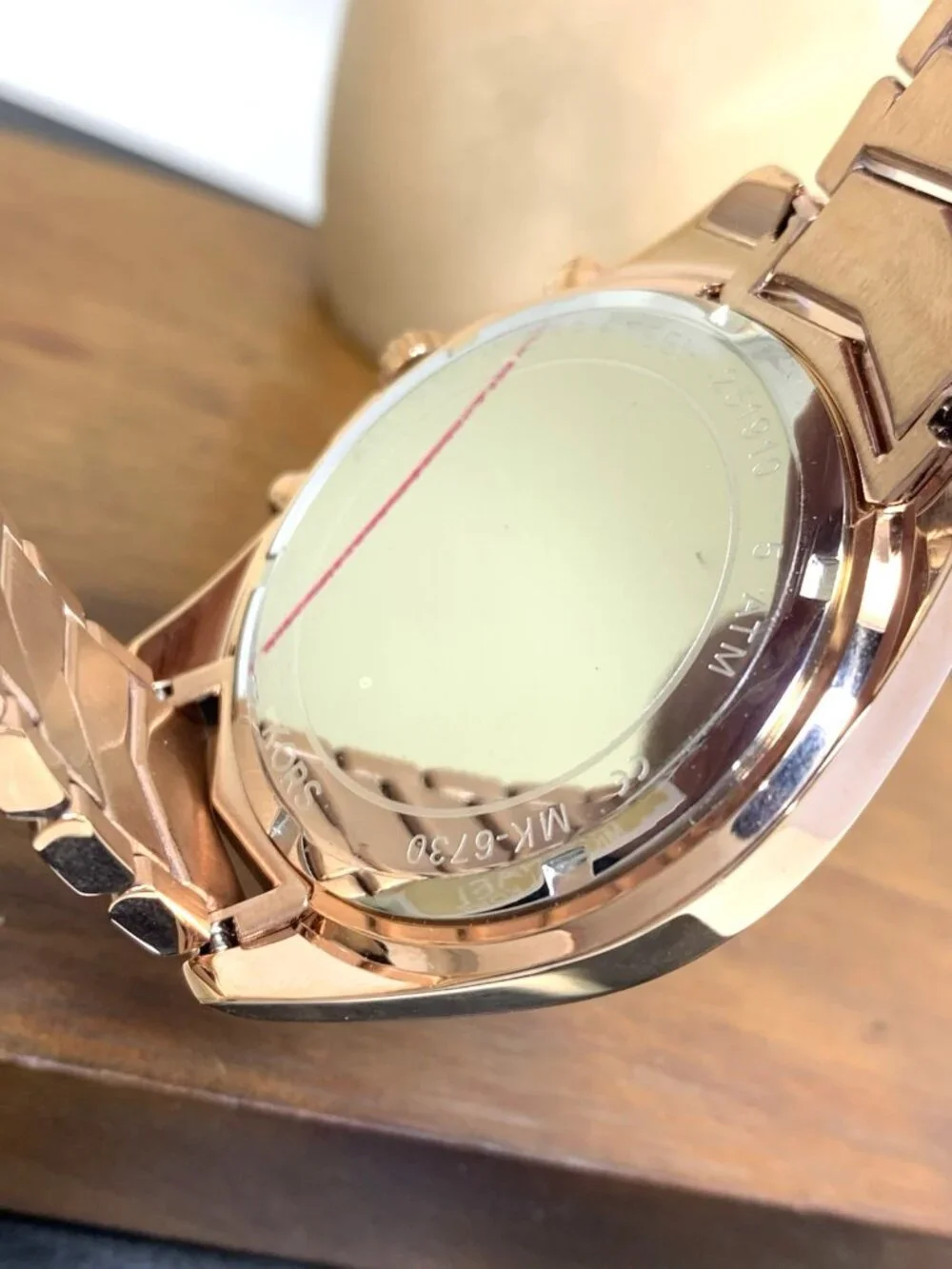Michael Kors Women's Watch MK6730 Quartz Chronograph Rose Gold Steel 43mm